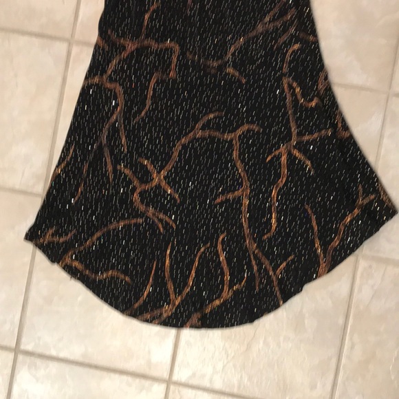 JS Boutique black w goldish brown embellishments - Picture 4 of 6